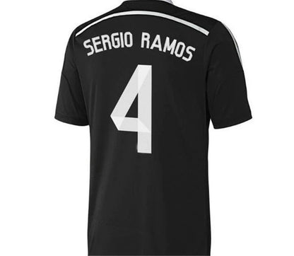 14-15 La Liga Real Madrid Retro Black Away Jersey