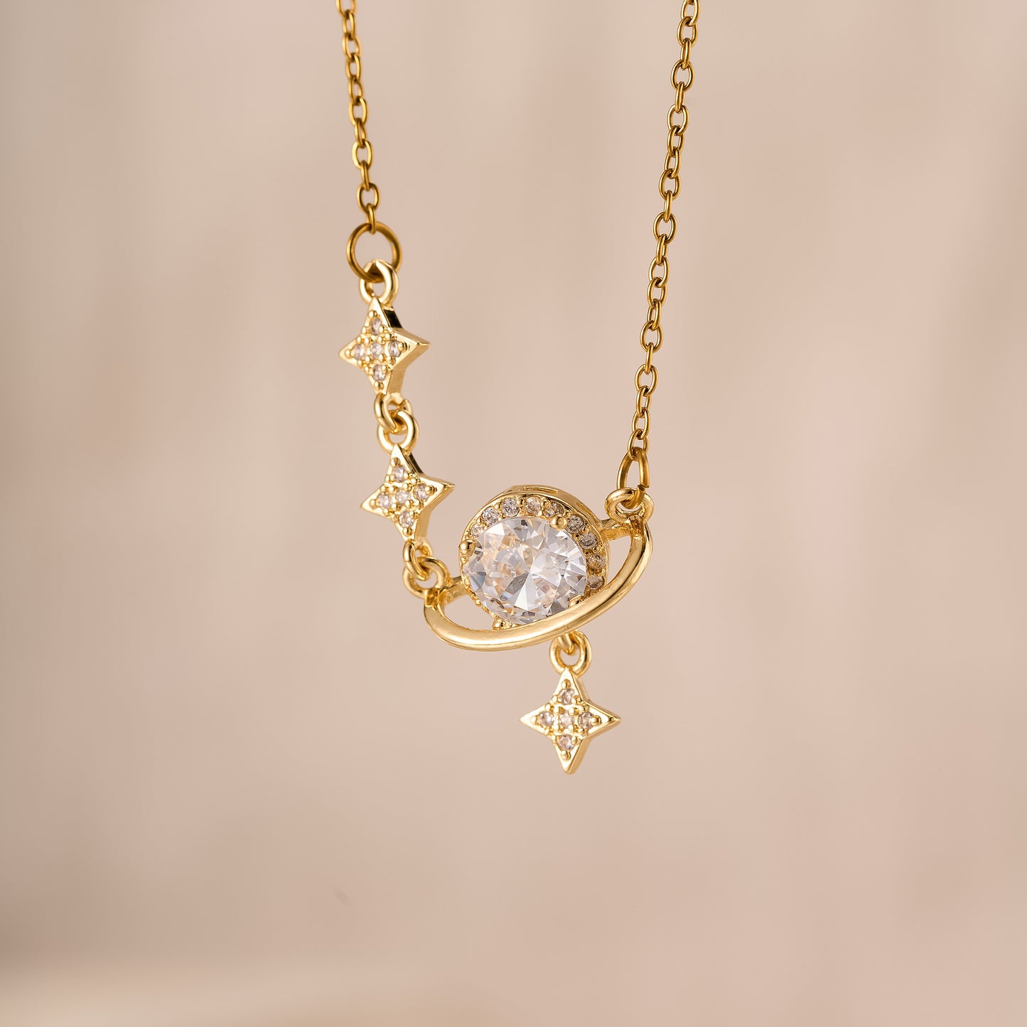 Flower Bell Pendant Necklace