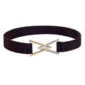 Silver triangular elastic waist chain