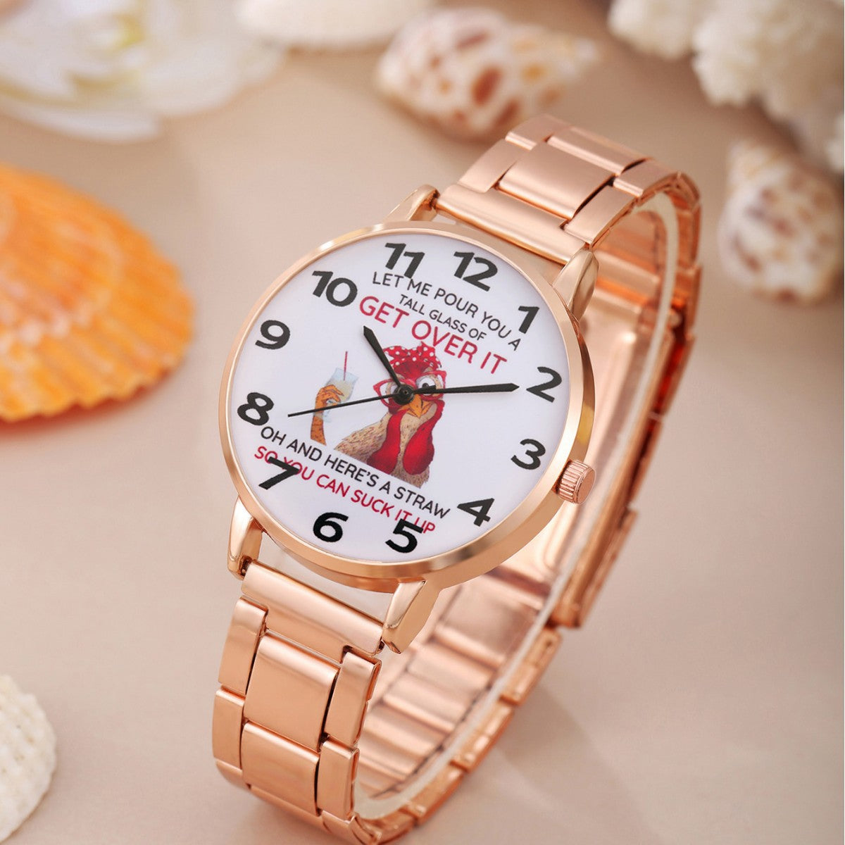 Animal pattern quartz watch bracelet set