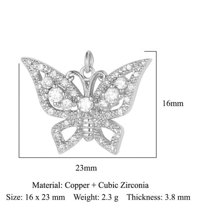 Copper Zircon Cross Virgin Necklace Pendant