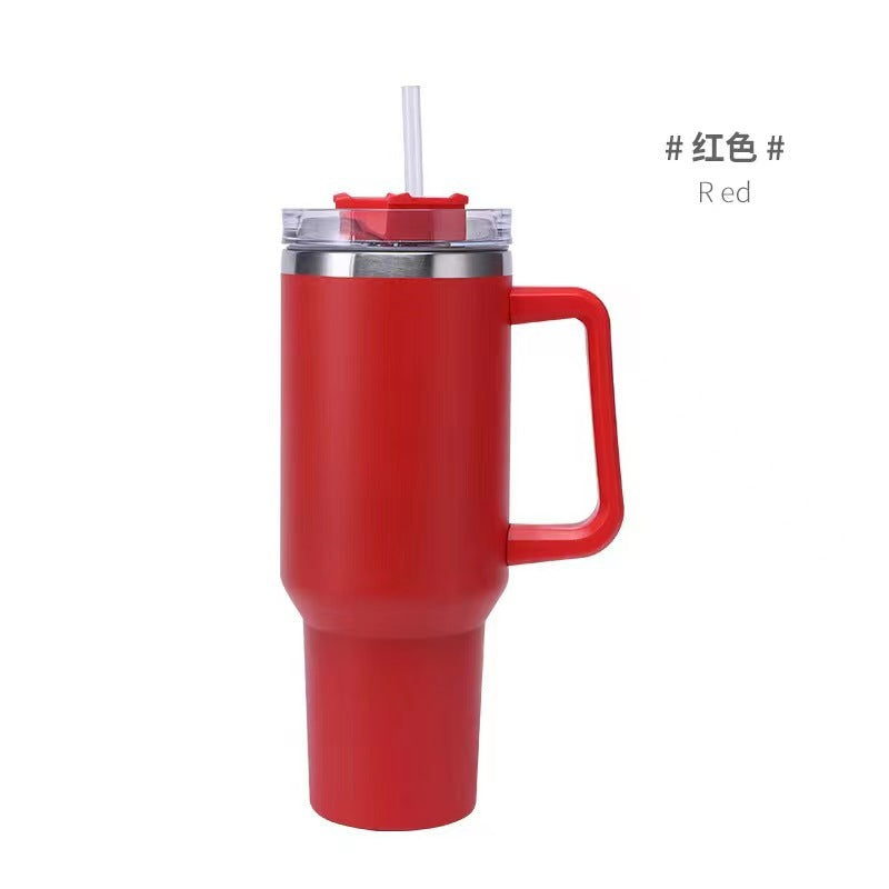 Stainless steel cup with 40oz handle