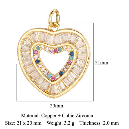 Copper zircon DIY jewelry accessories ins wind butterfly