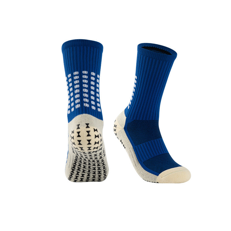 Anti-slip Grip Cushion Crew Football Socks