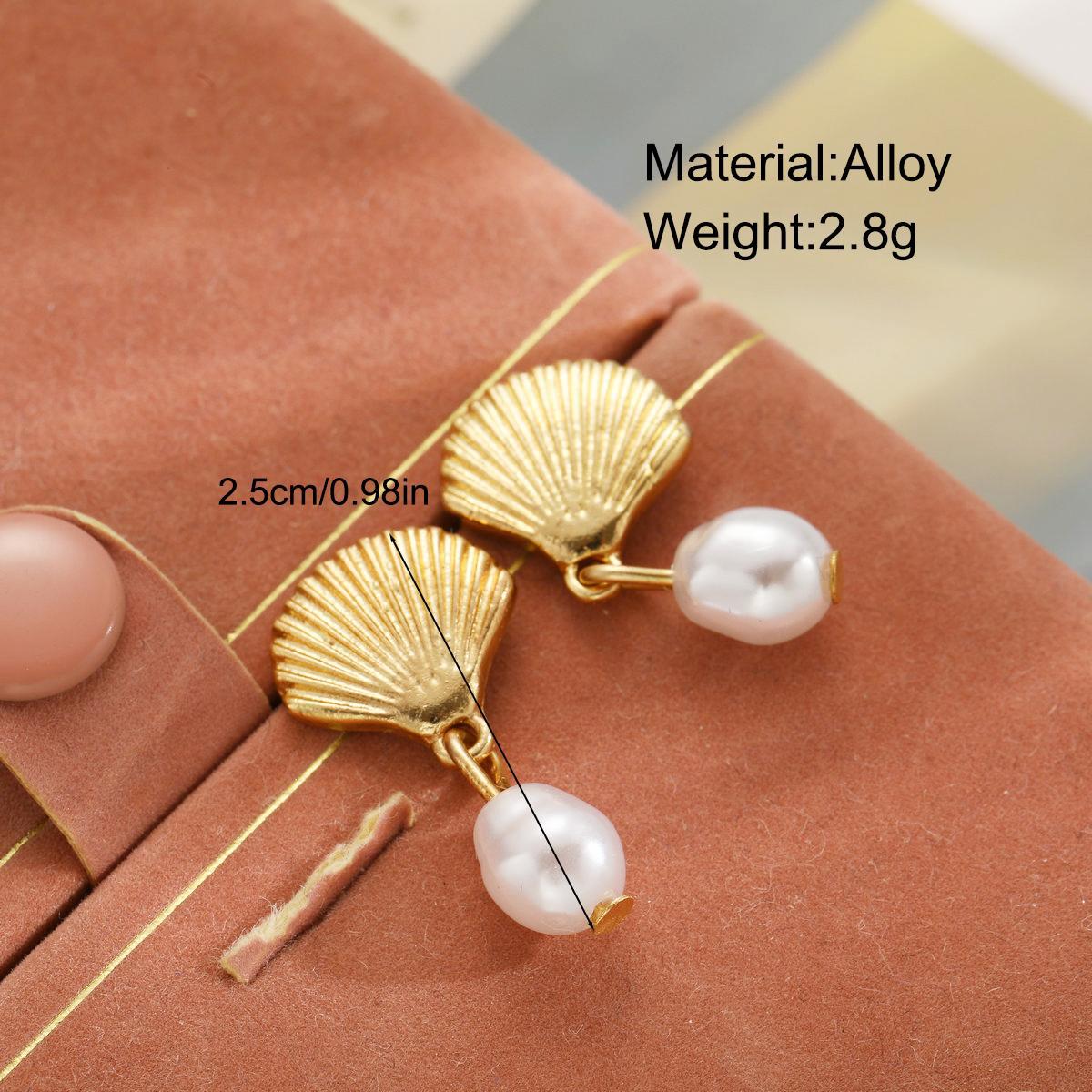 Pearl Starfish Stud Earrings