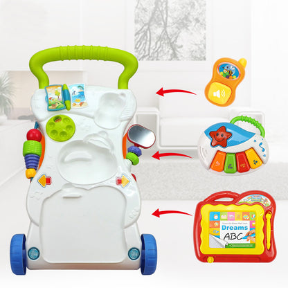 Baby Stroller Multi-Functional Walker Toy Early Education Musical Push Toy