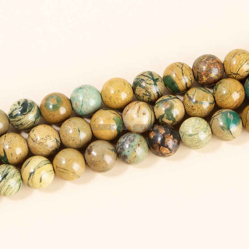 Green dragon stone loose beads