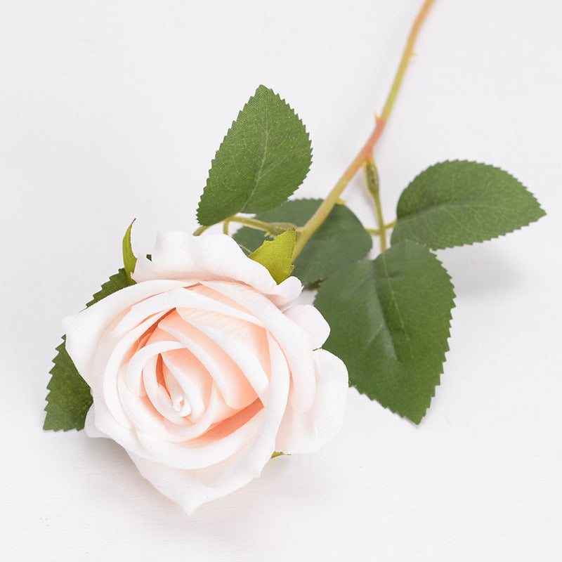 Simulation rose single flannel rose