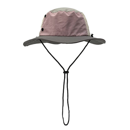 Color-Block Quick-Dry Fisherman Hat Summer