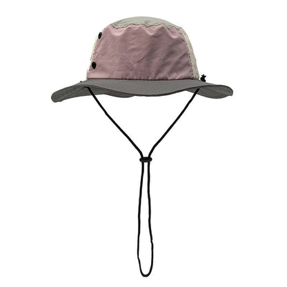 Color-Block Quick-Dry Fisherman Hat Summer