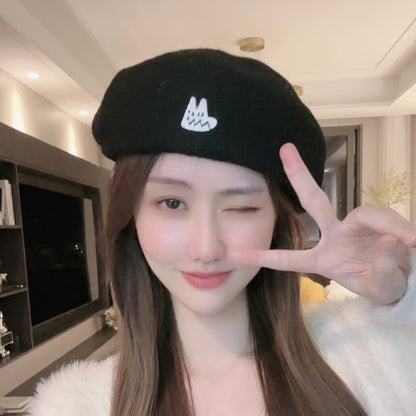 Flattering Wool Beret for Winter