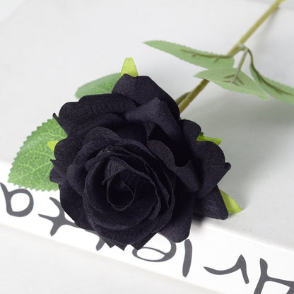 Simulation velvet rose corner rose flower