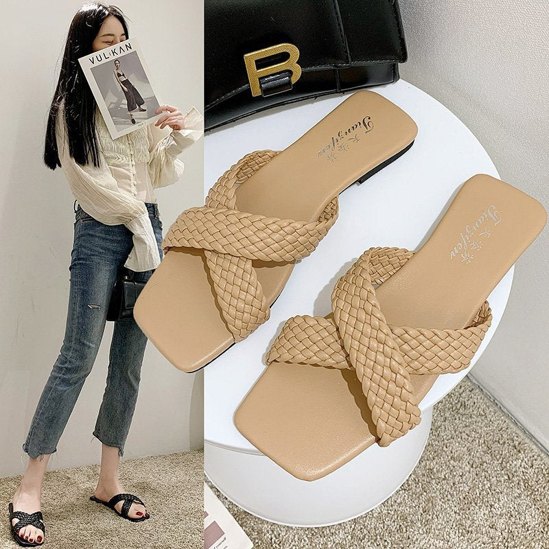 Slippers women's summer outerwear ins