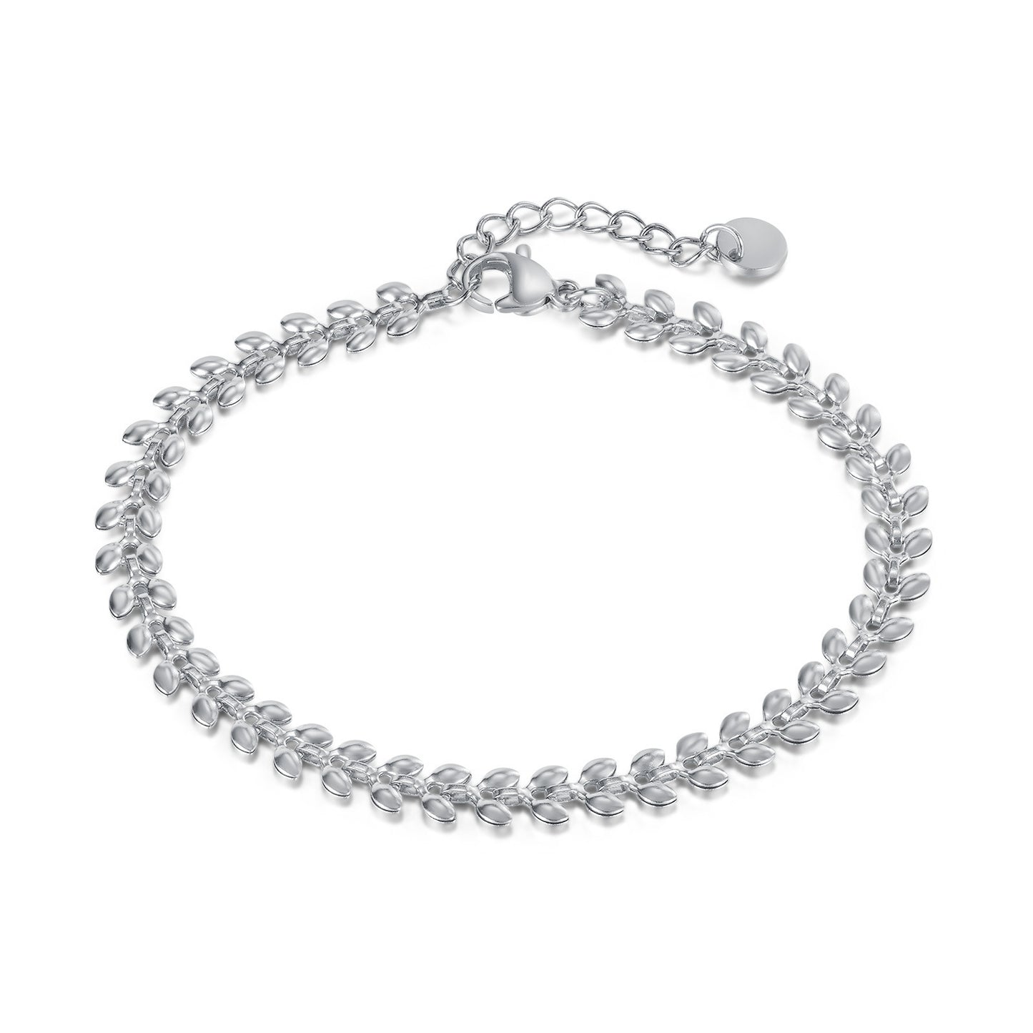Women's French Light-Luxury Wheat Chain Titanium Steel Bracelet