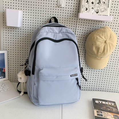 Double shoulder nylon new backpack couple