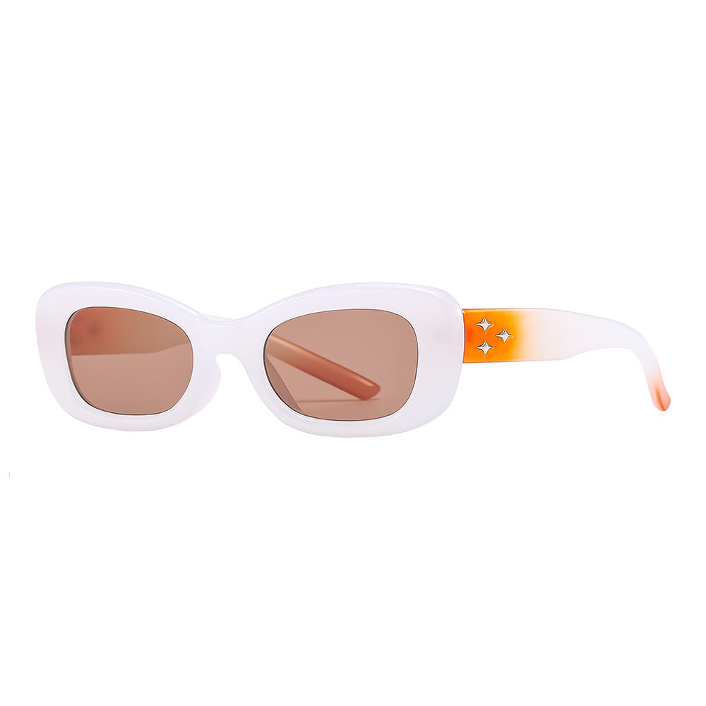 Gafas de sol retro GM Star con montura pequeña y protección UV para mujer 