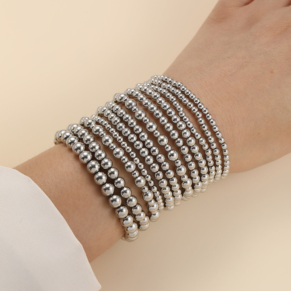 Beaded Stackable Bracelet Set