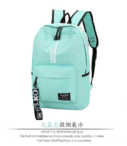 Backpack Canvas Large Capacity Student School Bag
