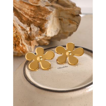 Glossy Flower Earrings
