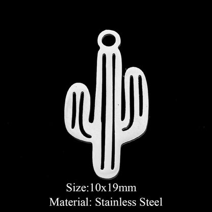 5 pcs/bag Fan-shaped flower geometric pendant