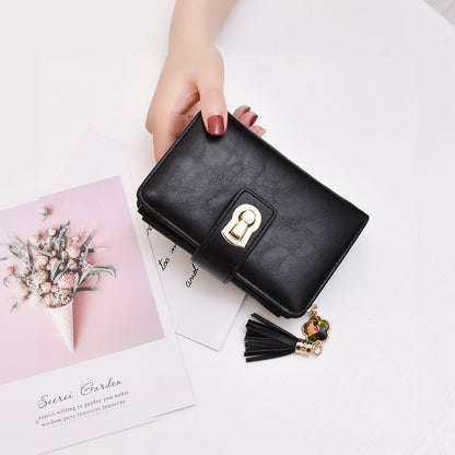 Folding wallet woman