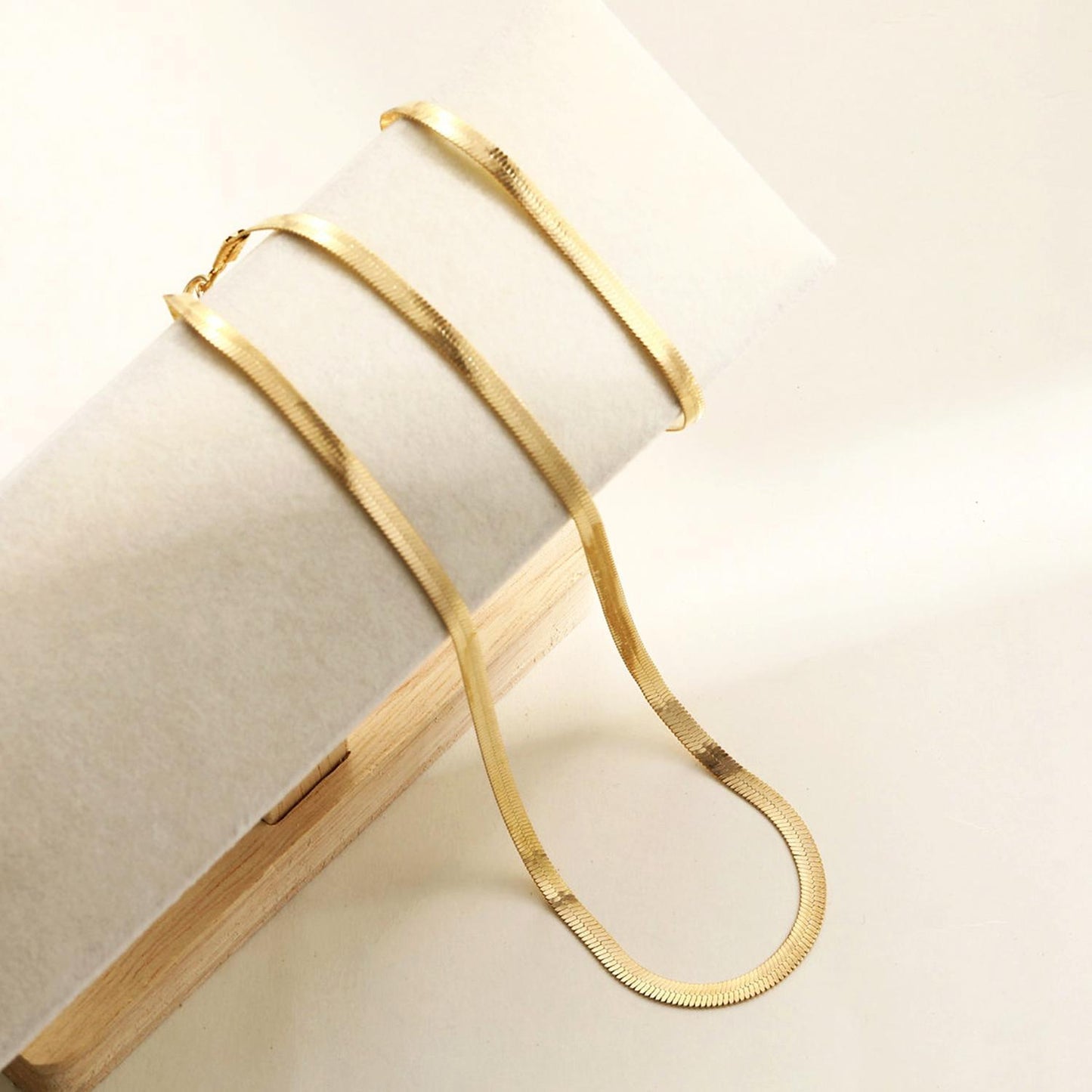 18k Gold Plated Snake Chain Set