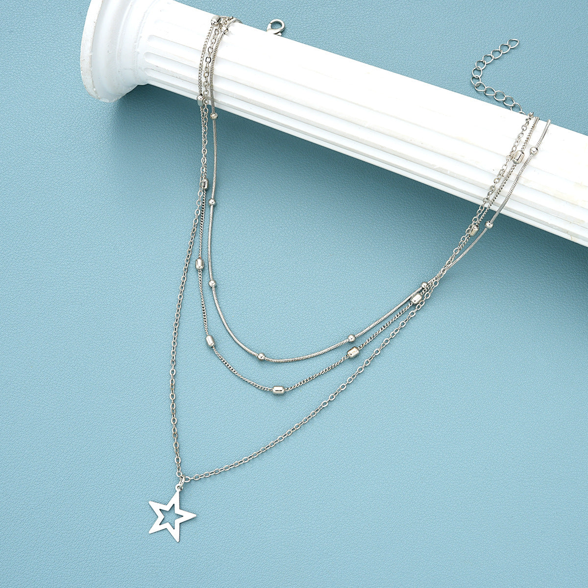 Hollow Star Pendant Necklace