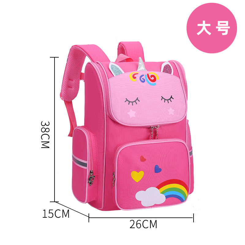 Cartoon printed logo backpack