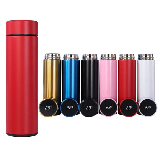 Stainless steel LED intelligent temperature display cup