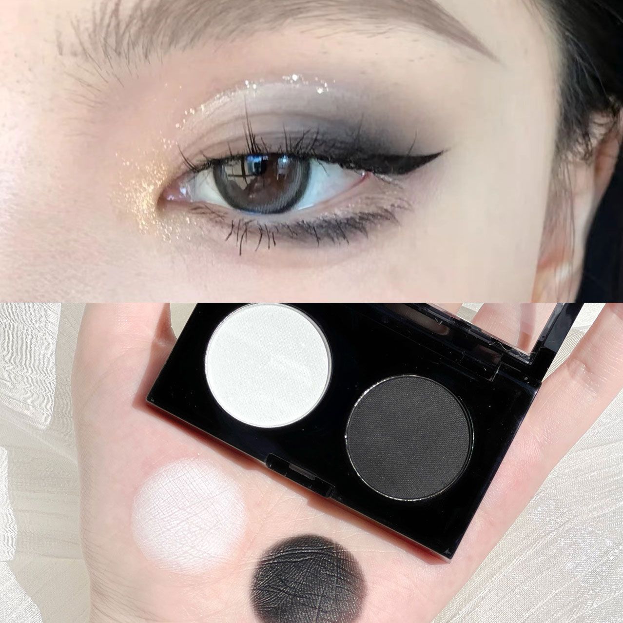 2-Color Eyeshadow Palette