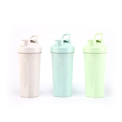 600Ml Wheat Straw Shaker Cup