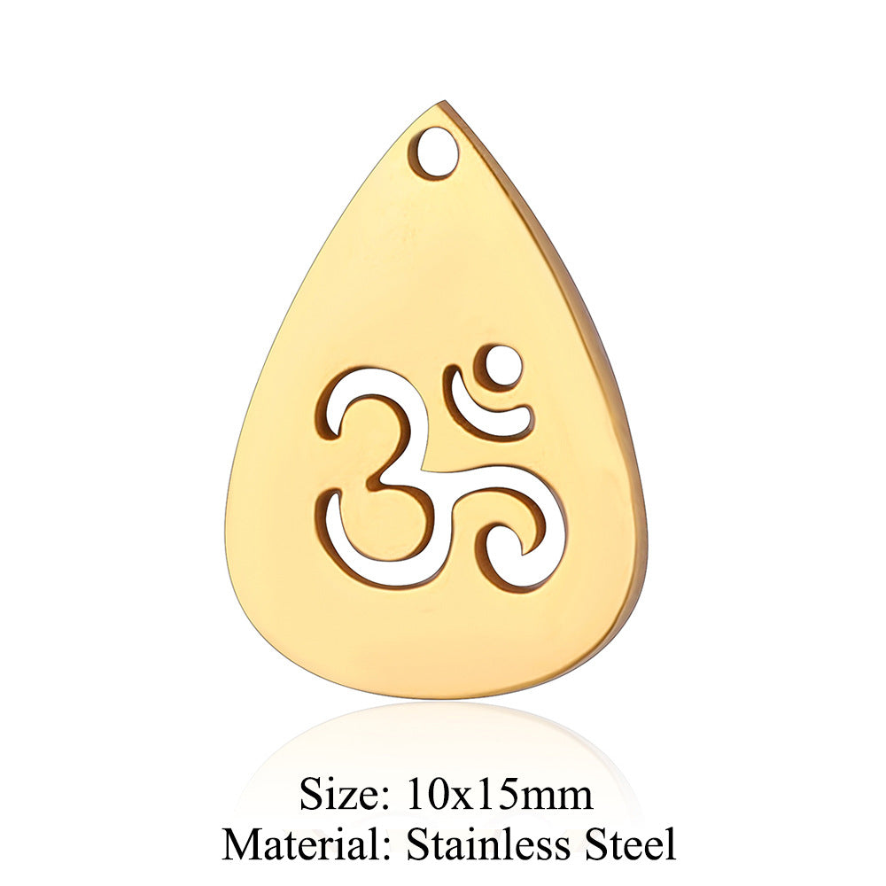 5 pcs/titanium steel accessories Tree of Litfe pendan