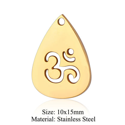 5 pcs/titanium steel accessories Tree of Litfe pendan