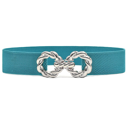 Elastic elastic women's belt