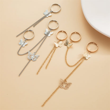 Butterfly chain combination ring opening adjustable