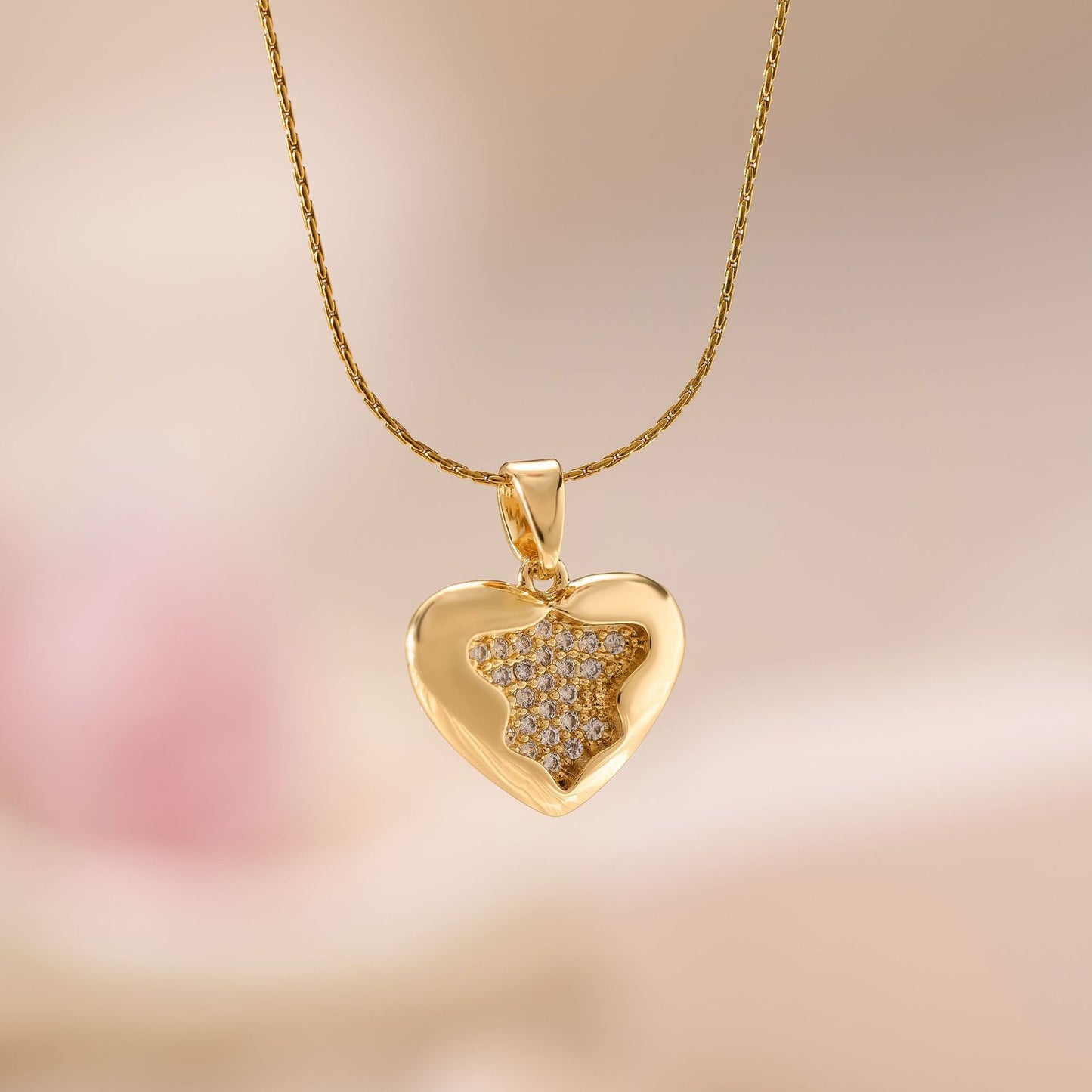 Flower Bell Pendant Necklace