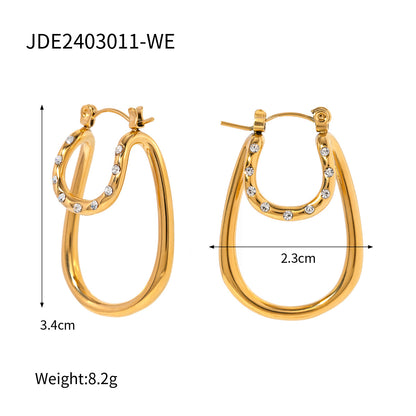 Double Curved Earrings