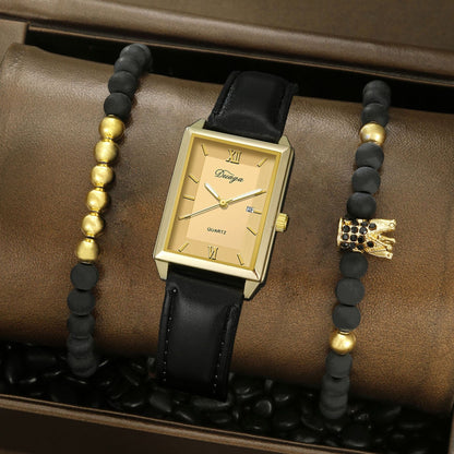 Personalized Watch Fashion Crown Bracelet Set