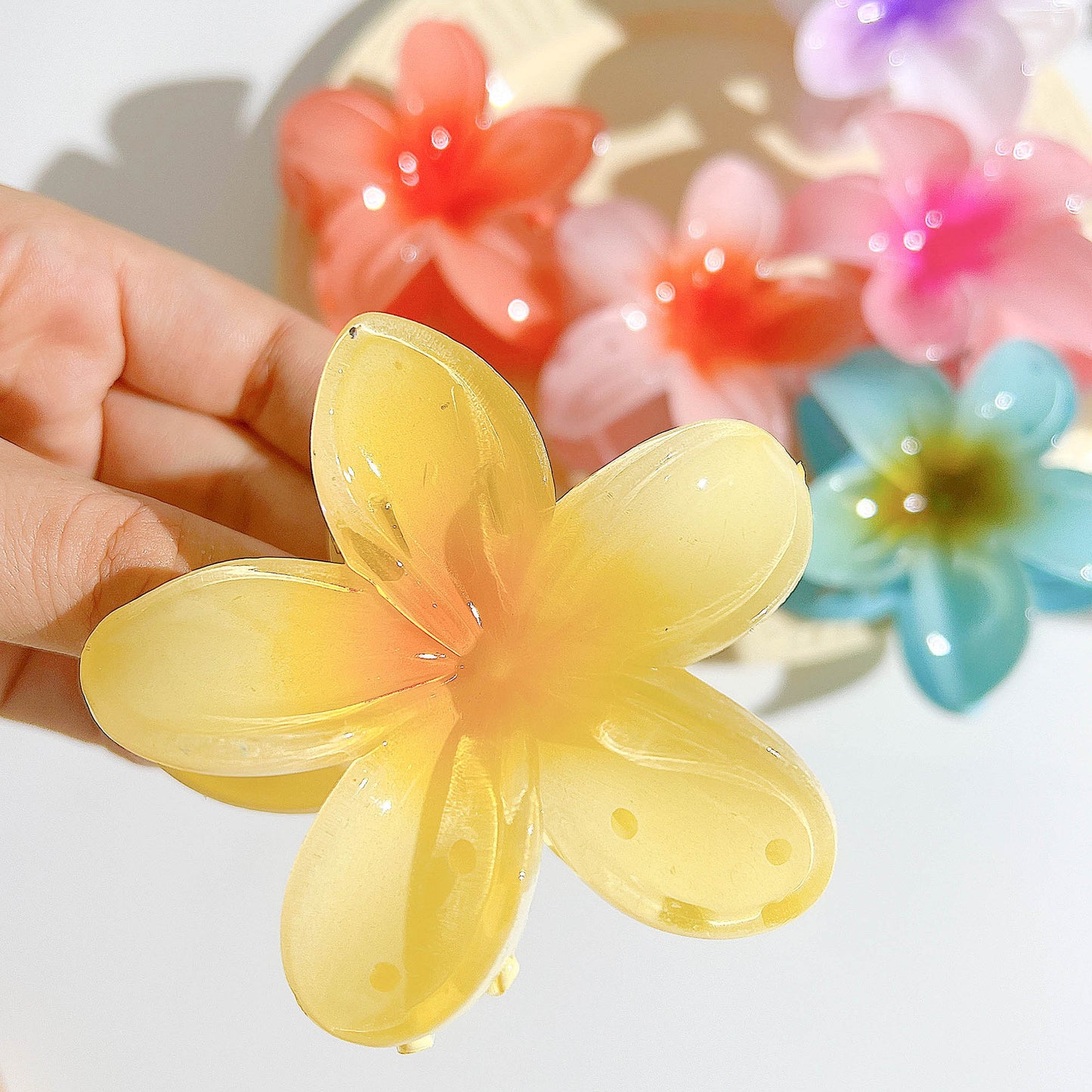 Bauhinia Flower Hair Claw Clip