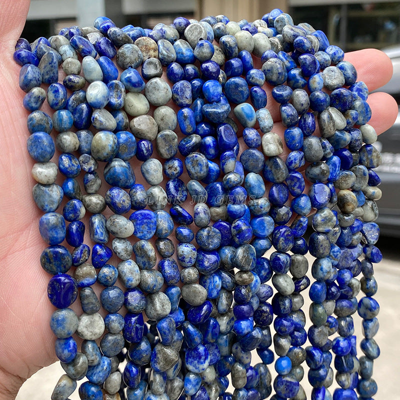 6-8M natural lapis lazuli conformal beads loose beads