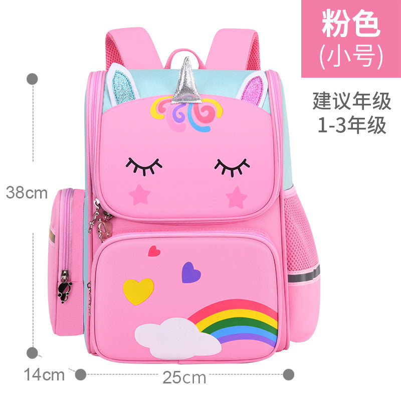 Cartoon printed logo backpack