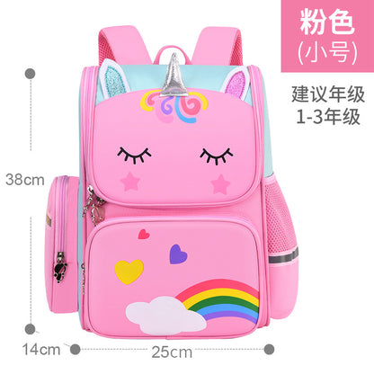 Cartoon printed logo backpack