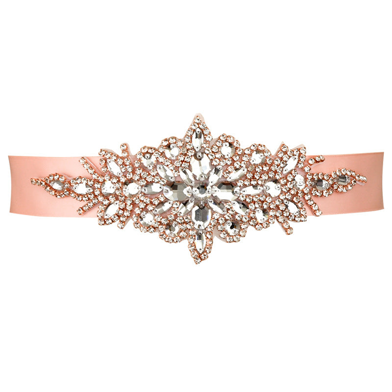 Rhinestone Decal Pearl Belt