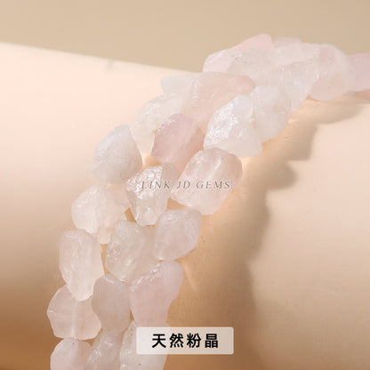 8-13Mm crystal straight hole rough stone loose beads