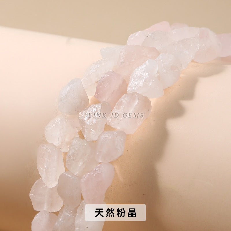 8-13Mm crystal straight hole rough stone loose beads
