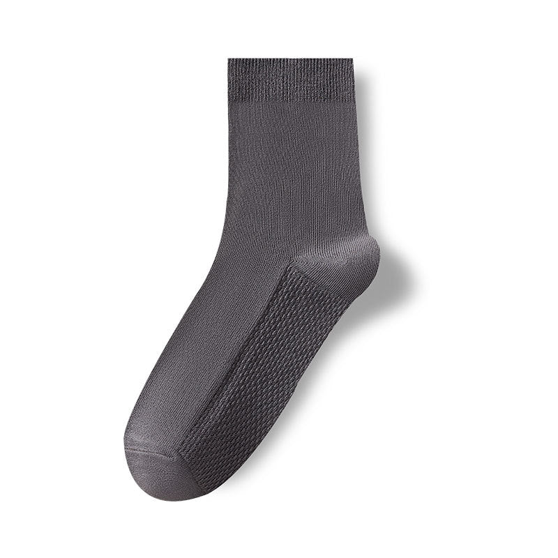 Calcetines antiolor de algodón para hombre de media pantorrilla primavera-otoño 