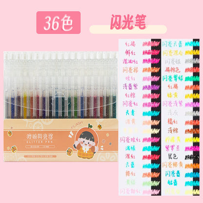 Push color flash pen