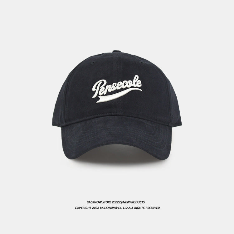 Oversized Letter Baseball Cap