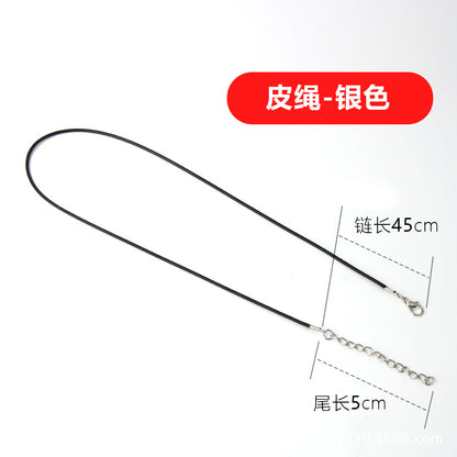 Colgante de luna con talla de piedra de cristal 