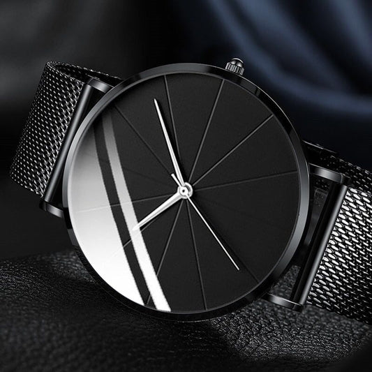 Quartz Belt Watch Men's